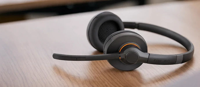 Casque téléphonique professionnel avec micro pour bureau et centre d’appels