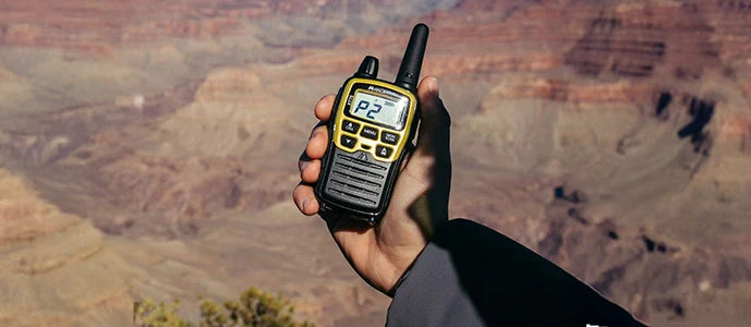 Talkie-walkie sans licence PMR446 utilisé en extérieur