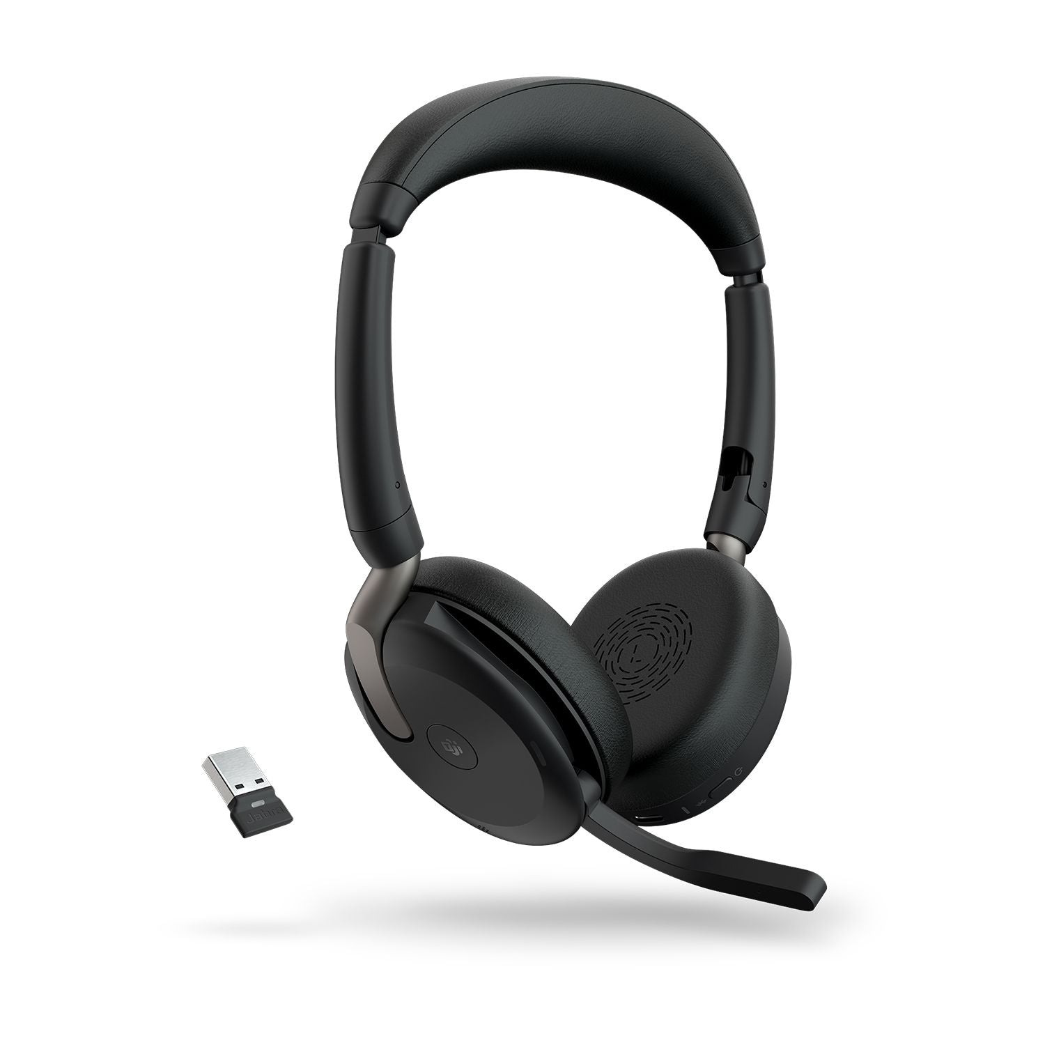 Jabra Evolve2 65 Flex MS - Casque sans fil stéréo avec socle de charge - 26699-999-989
