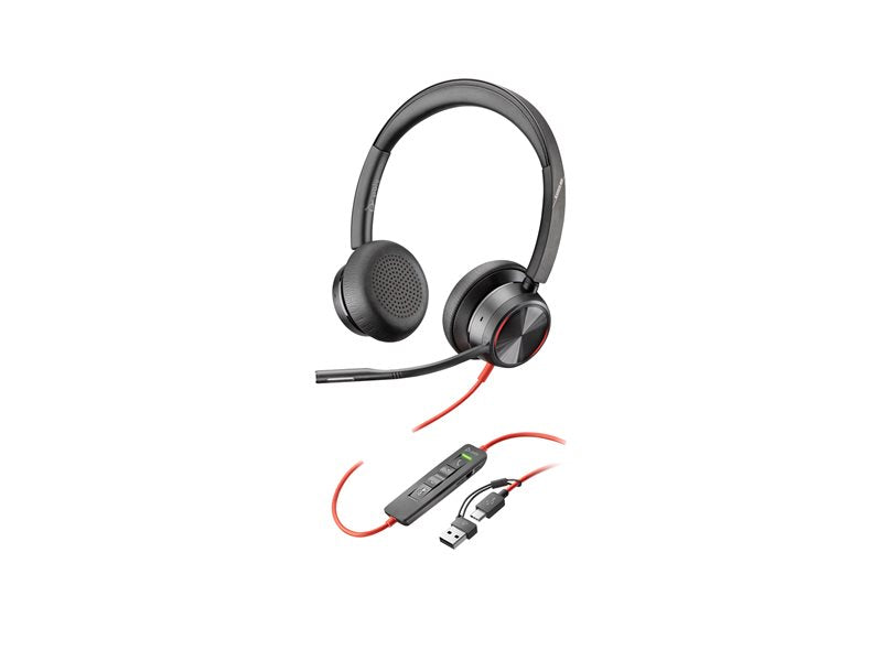 Poly Blackwire 8225 - Casque stéréo USB-C ANC antibruit - 8X223AA - 8X223AA