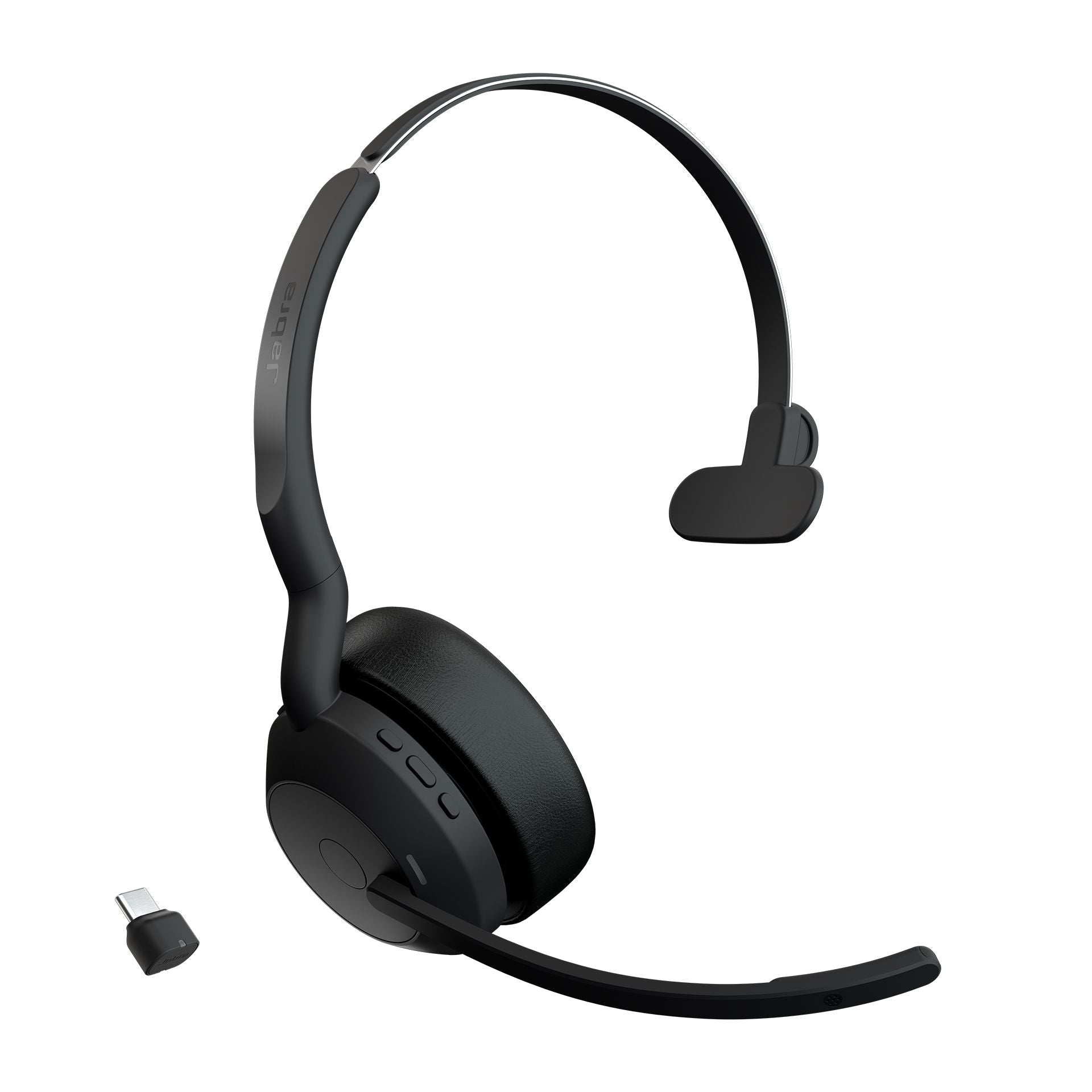 Jabra Evolve2 55 Mono UC - Casque sans fil mono avec dongle USB-C - 25599-889-899