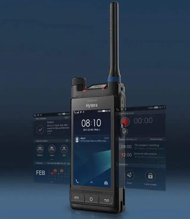 Hytera PTC760 A10 - Radio TETRA+LTE 4G Android 10 IP67 grand écran 4" GPS