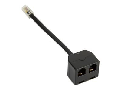 Jabra Prise Double RJ9 modulaire - Dédoubleur 2xRJ9 Femelles - 1600-289