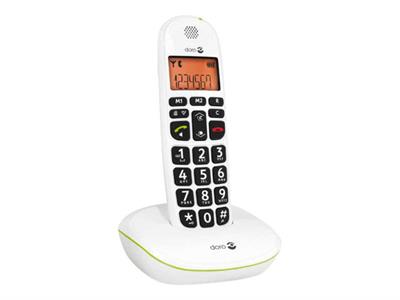 Doro PhoneEasy 100w – Téléphone sans fil DECT blanc touches larges – 5541