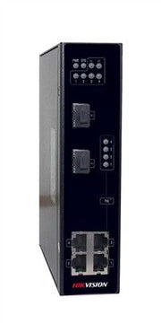Switch Industriel 4 Ports PoE 100M + 2 SFP Gigabit 120W