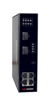 Switch Industriel 4 Ports PoE 100M + 2 SFP Gigabit 120W