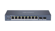 Switch L2 8 Ports POE 110W + 2 Ports Giga SFP - Hikvision DS-3E1510P-SI