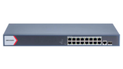 Switch L2 16 Ports POE Gigabit 230W Hikvision DS-3E1518P-EIV2