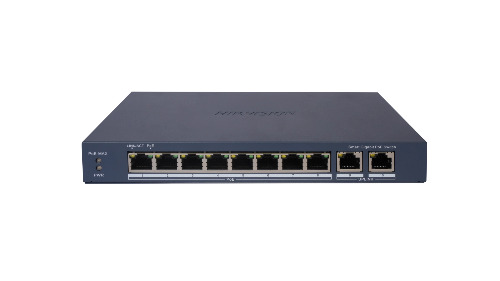 Switch L2 8 Ports POE Gigabit 110W Hikvision DS-3E1510P-EIV2