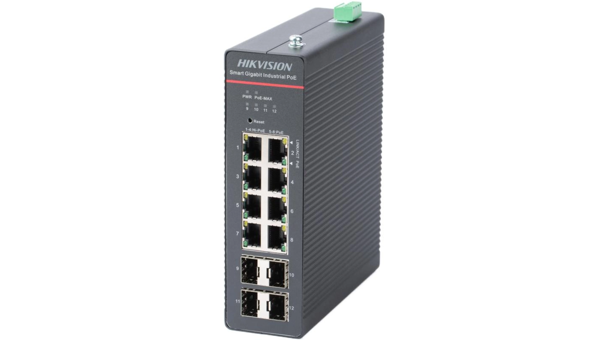 Switch 8 Ports POE + 4 Gigabit SFP 300m Hikvision