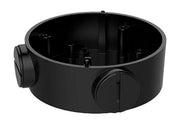 Boîtier de jonction cylindrique noir pour caméra Hikvision