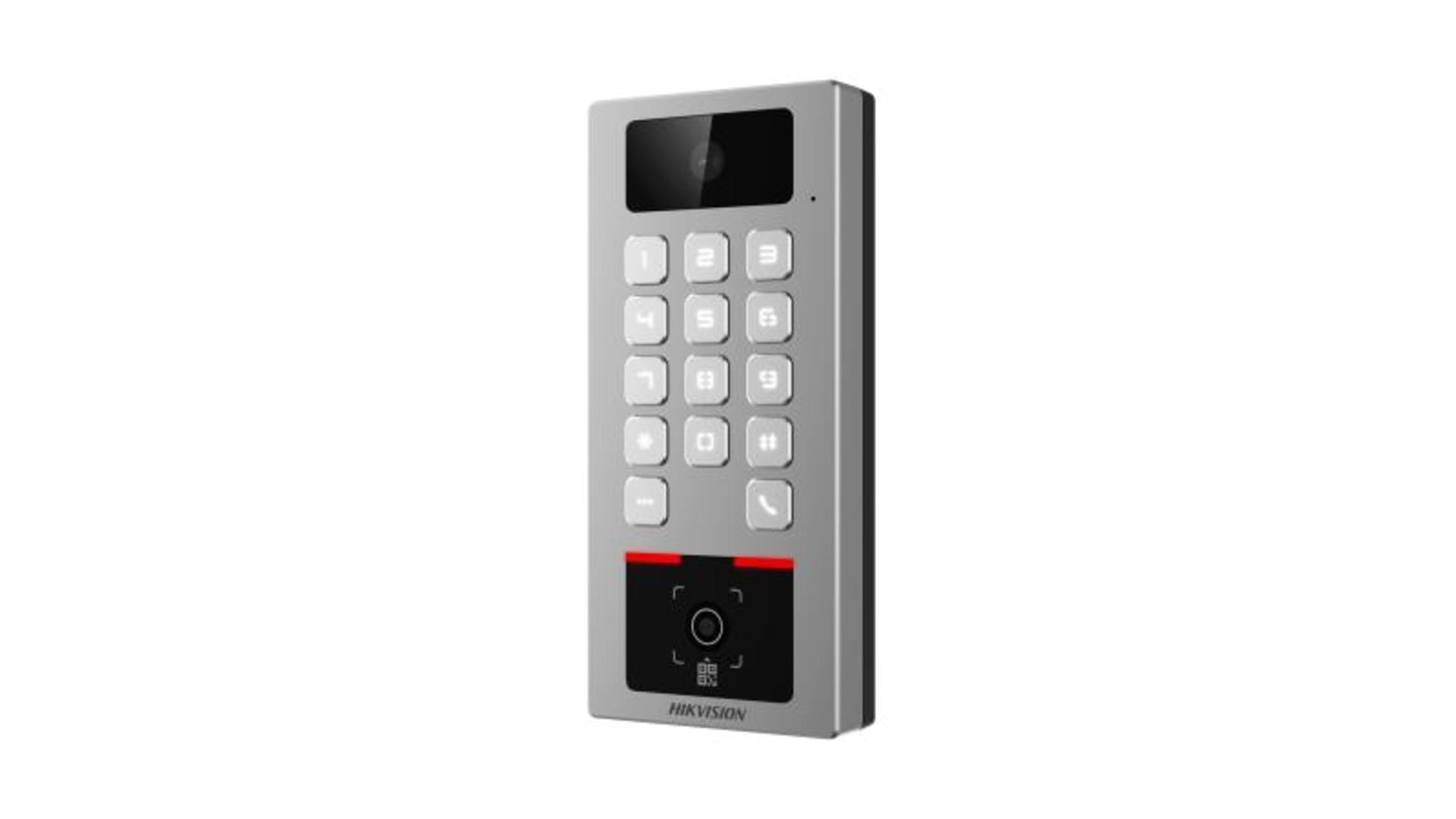 Interphone Lecteur Carte Bluetooth QR Code - Portier Connecté Hikvision