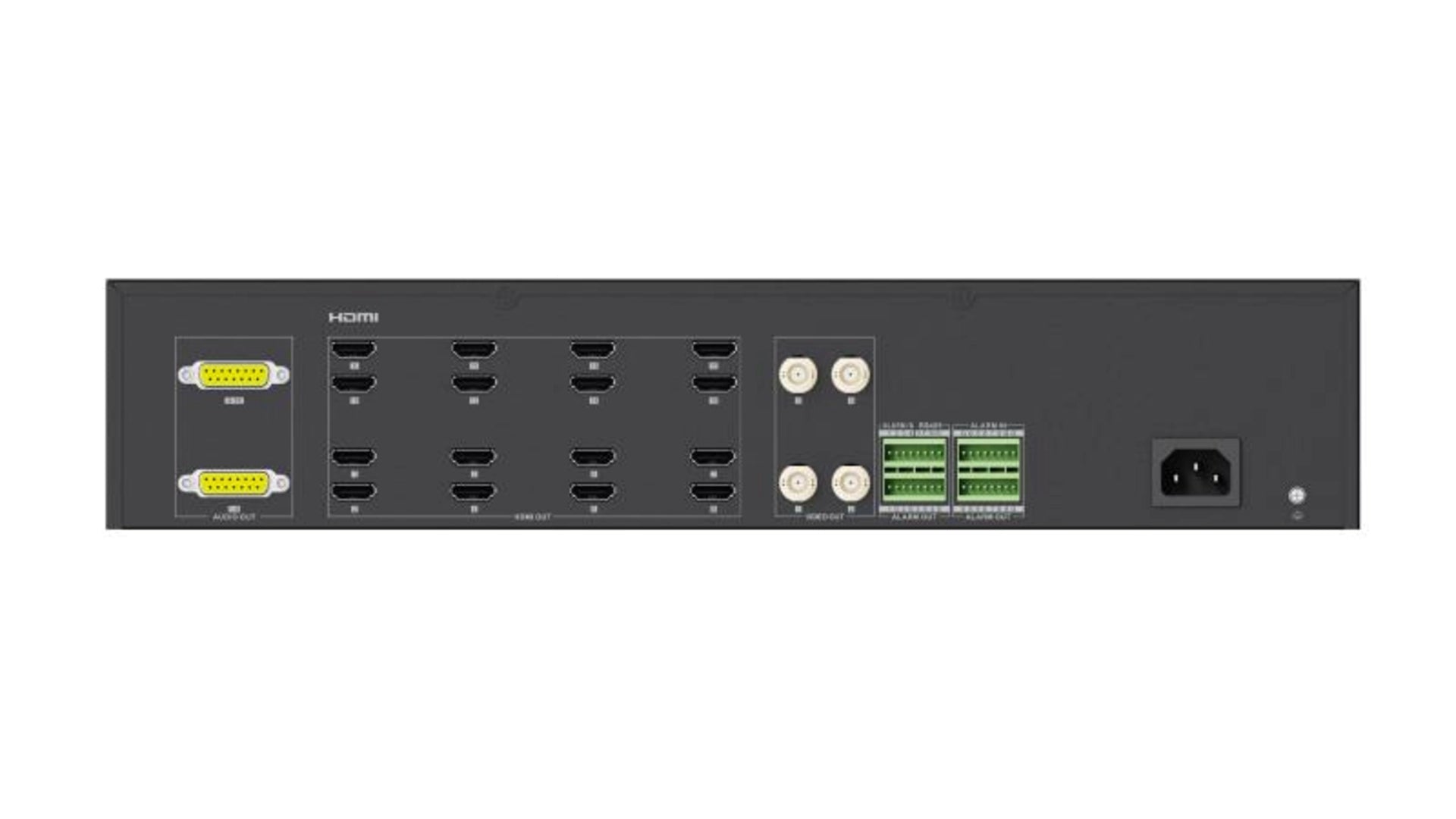 Décodeur 4K Hikvision DS-6916UDI(C) - 16 Sorties HDMI & 4 BNC