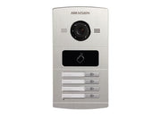 Portier vidéo IP 1,3MP HD 720p Hikvision - 4 appels aluminium IP65