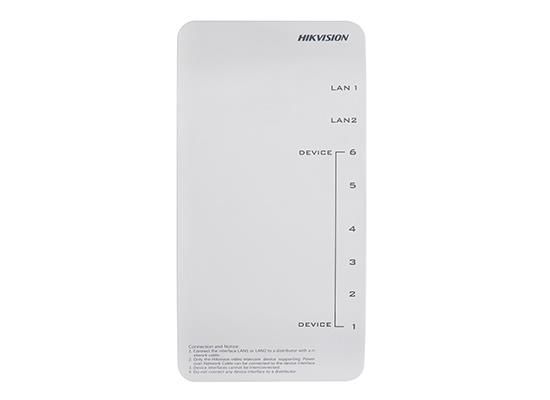 Distributeur Audio/Vidéo Intercom 8 Ports 10/100 Hikvision DS-KAD606-P
