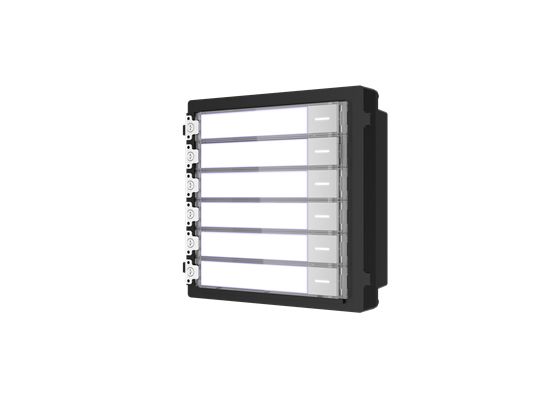 Module Appel 6 Boutons Hikvision DS-KD-KK pour Portier Vidéo IP