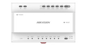 Alimentation 2 Fils 6 Entrées 1xRJ45 Rail DIN - Hikvision DS-KAD706Y