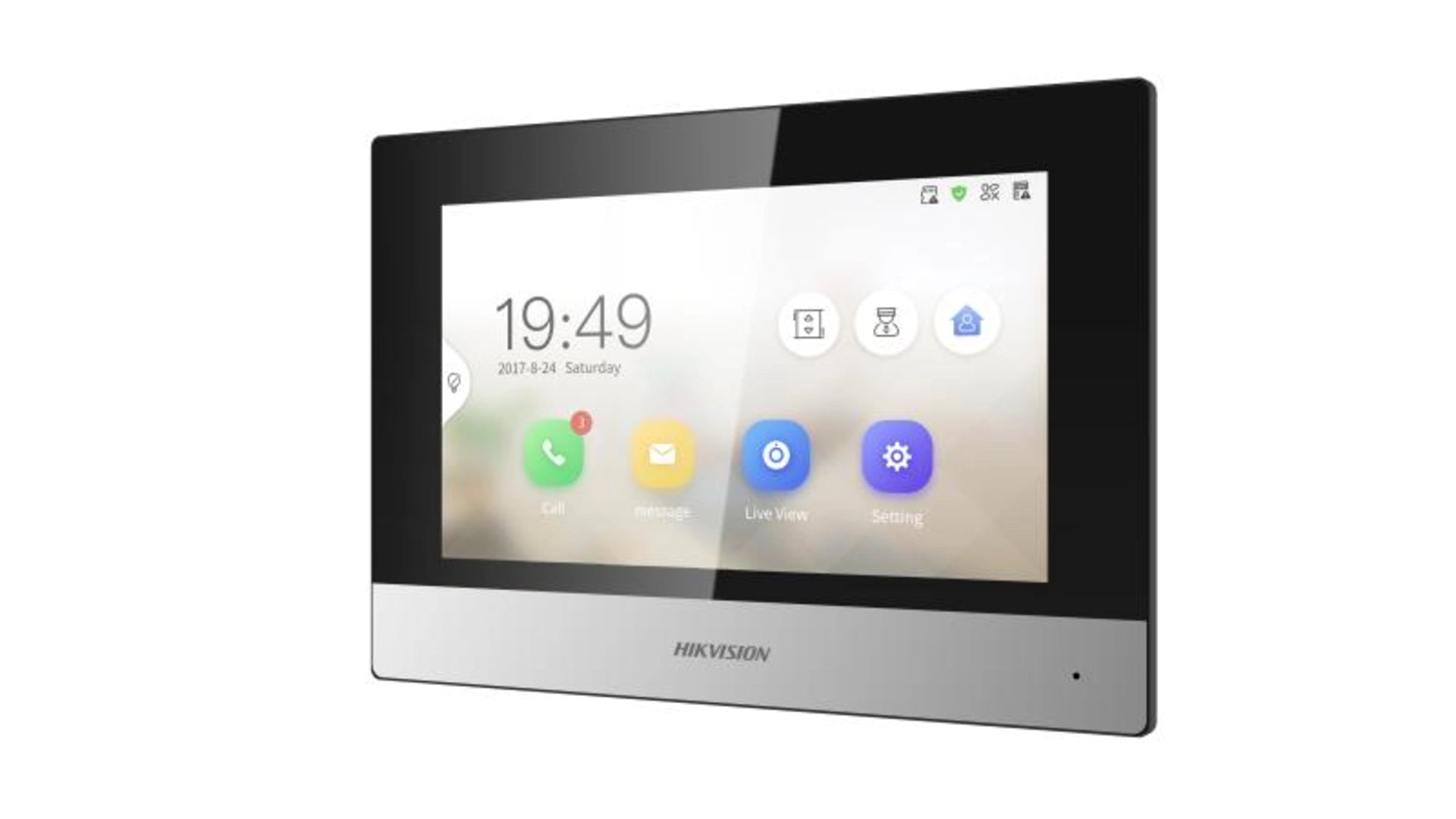 Écran Tablette 7" Tactile WiFi Auto-alimentée Hikvision DS-KH6320Y-WTE2