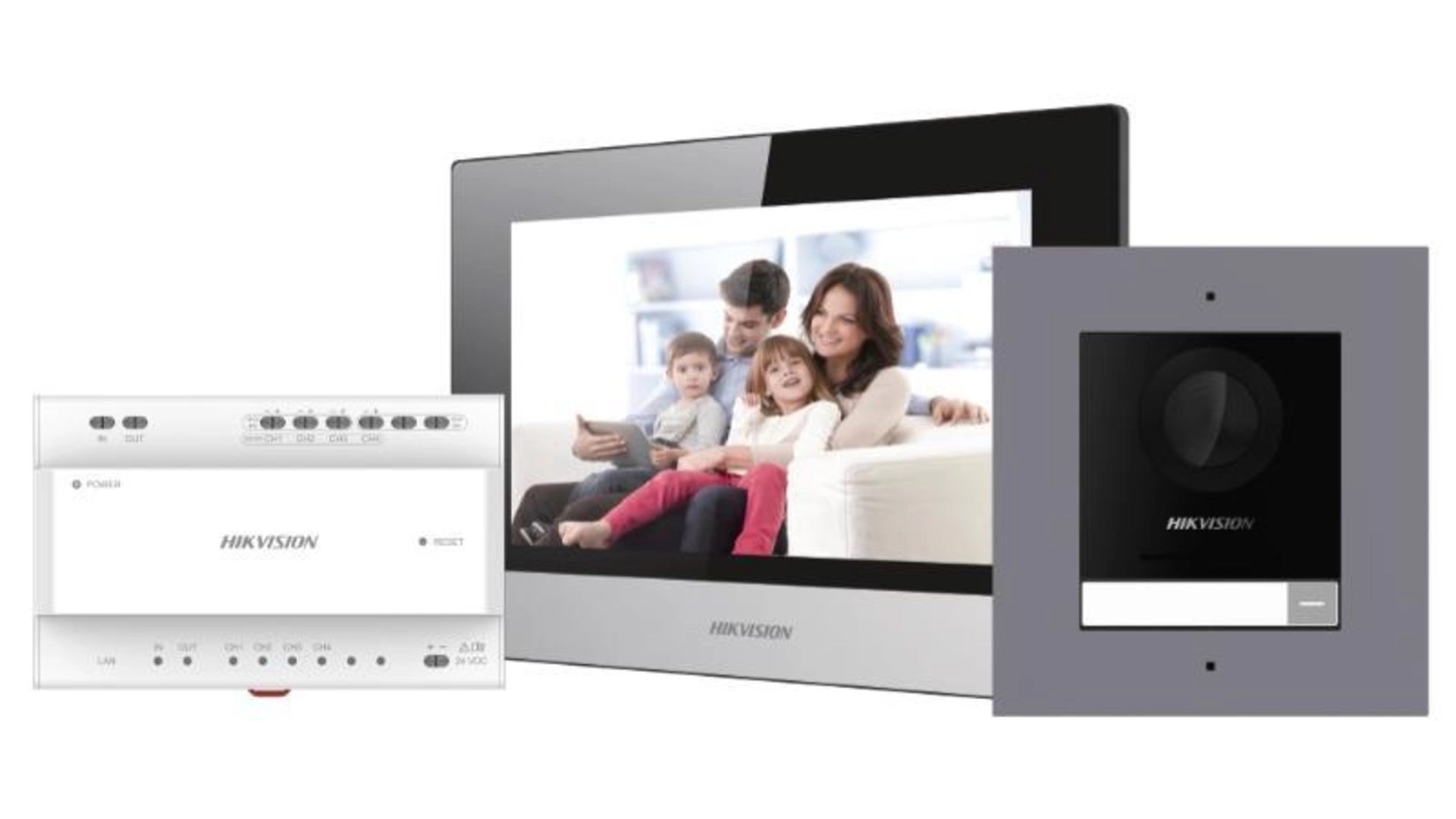Kit Portier 2 Fils IP Hikvision avec Tablette et Carte SD