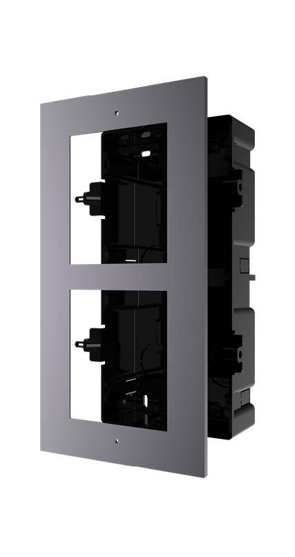 Support 2 Modules Encastre