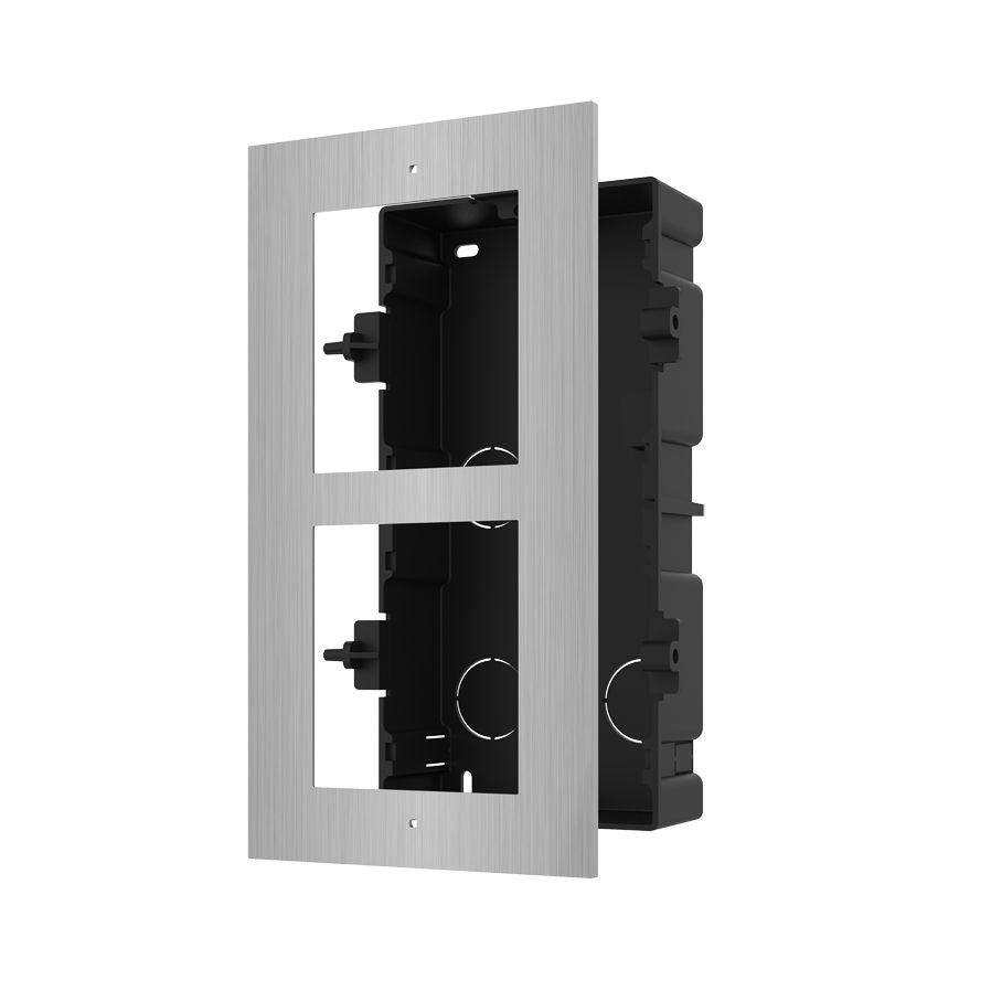 Support Inox 2 Modules Encastré DS-KD-ACF2/S Hikvision