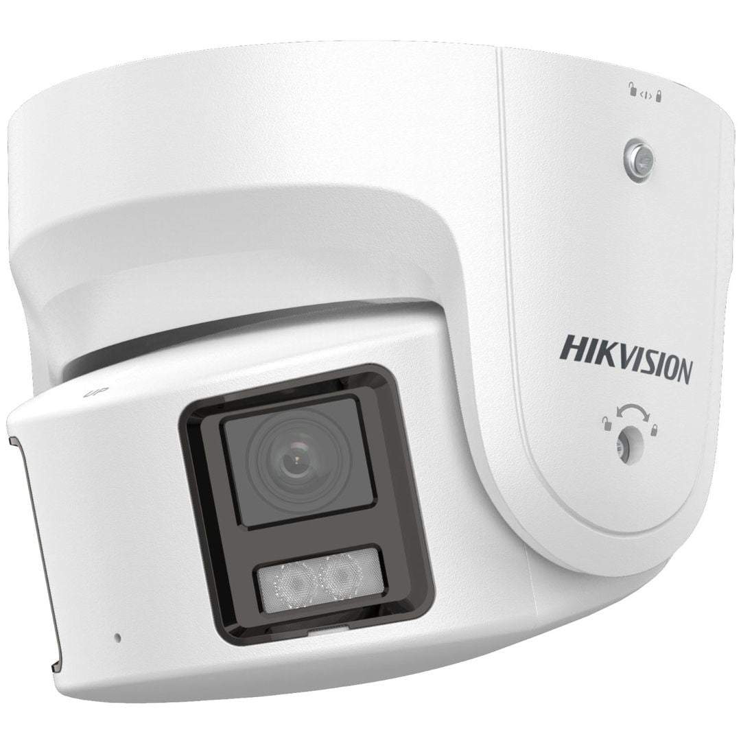 Caméra Turret Panoramique ColorVu 8MP Hikvision - Vision 180° Jour/Nuit IP67