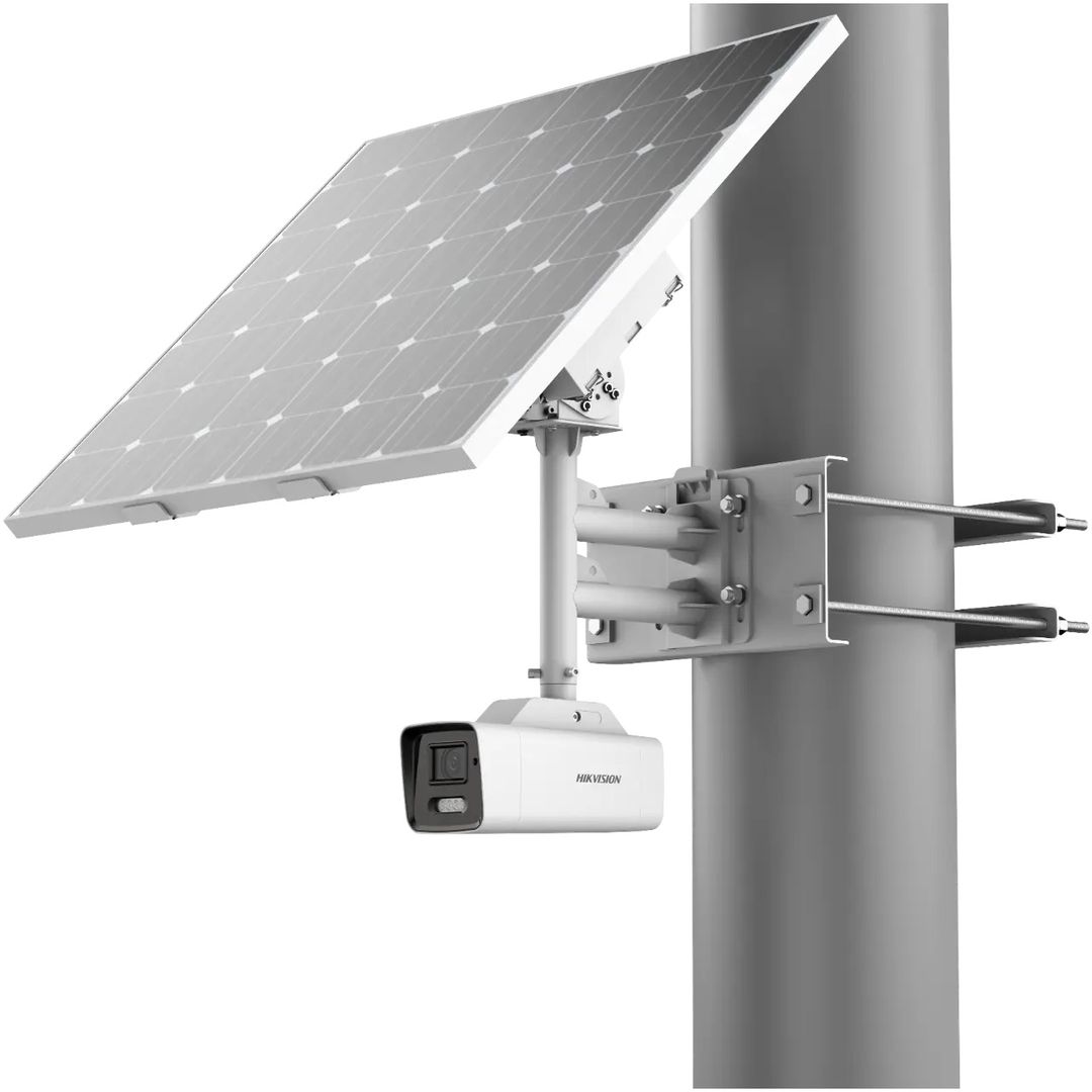 Kit Solaire Avec Batterie Hikvision ColorVu 4MP IP67 - Caméra 4G Sans Fil