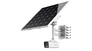 Caméra IP 4MP Hikvision Solaire avec Kit d'alimentation - IP65 White Light 50m