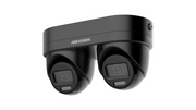 Caméra IP Dome 4MP Double Objectif Hikvision - Surveillance Extérieure IR & Blanc