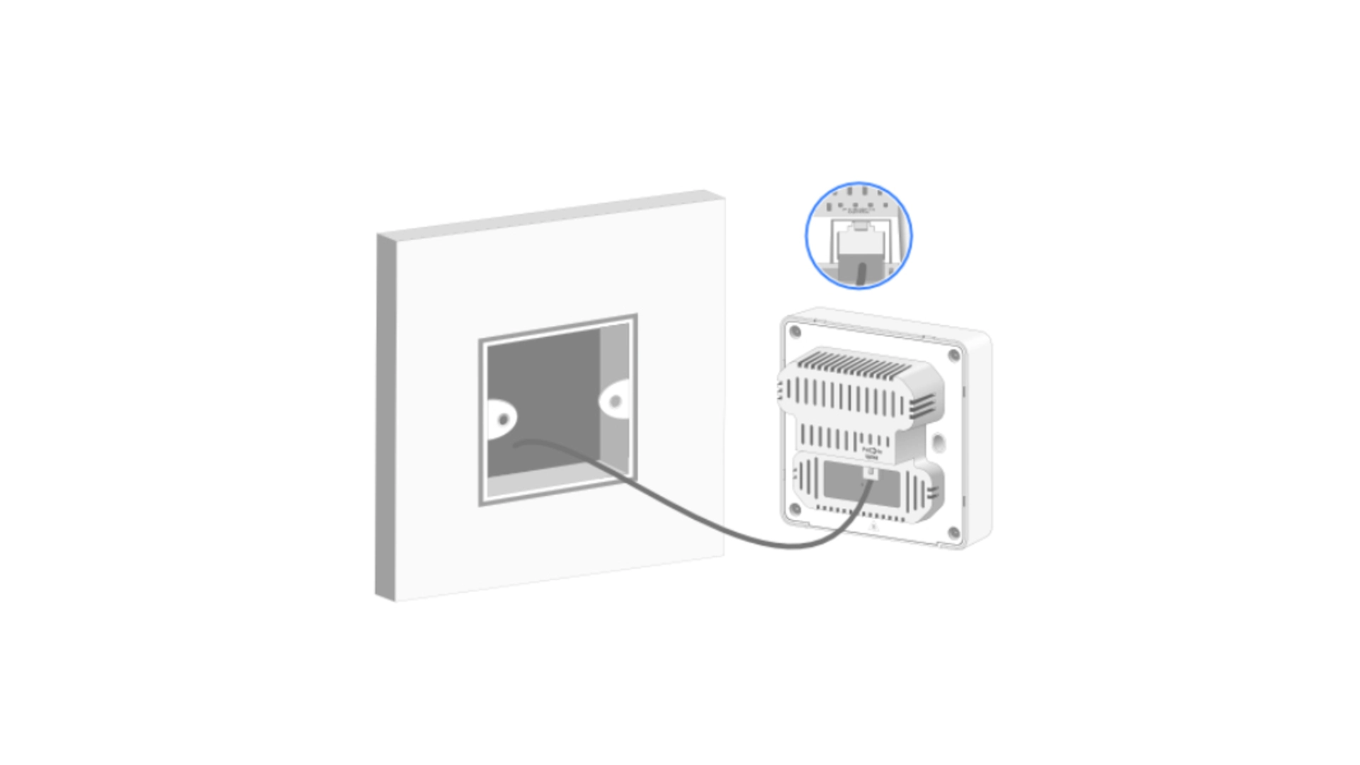 AP WiFi 6 Dual Band Mural Intérieur 3000 Mbps PoE Hikvision