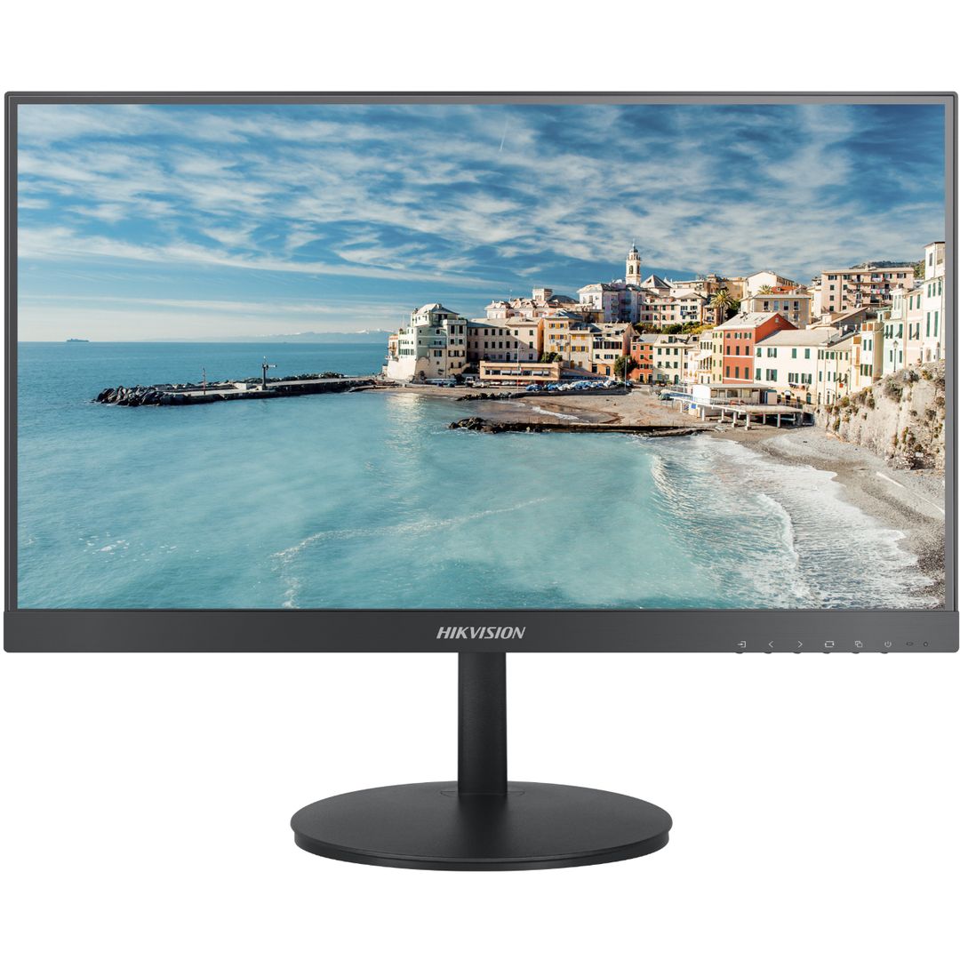 Écran LCD 22 pouces 1080p Hikvision - Entrées HDMI, VGA, BNC - 24/7