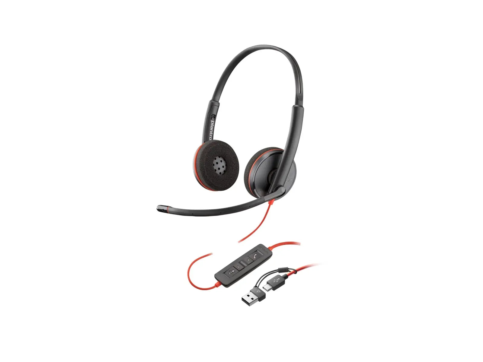 Poly Blackwire 3225 - Casque stéréo USB-C jack 3,5mm - 8X229AA - 8X229AA