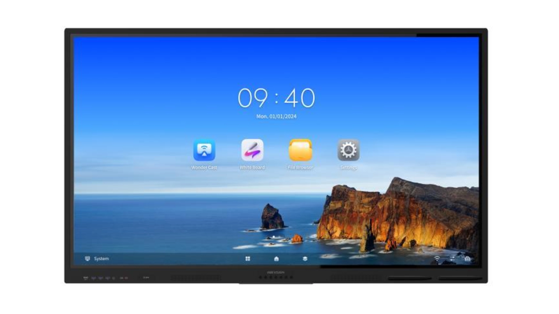 Écran Interactif 86" UHD 4K Android 13.0 - DS-D5B86RB/EL Hikvision