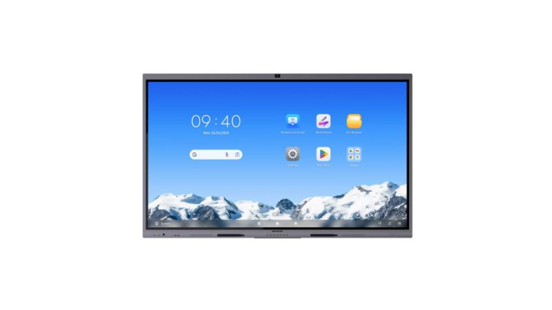Écran Interactif 75" 4K Android 14.0 128GB Hikvision DS-D5C75RB/B2L