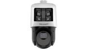 Caméra TandemVu PTZ 4MP Zoom 25x IR - Surveillance 360° Professionnelle