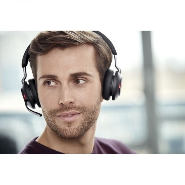 Jabra Evolve2 65 - Casque sans fil stéréo UC avec socle de charge - 26599-989-889