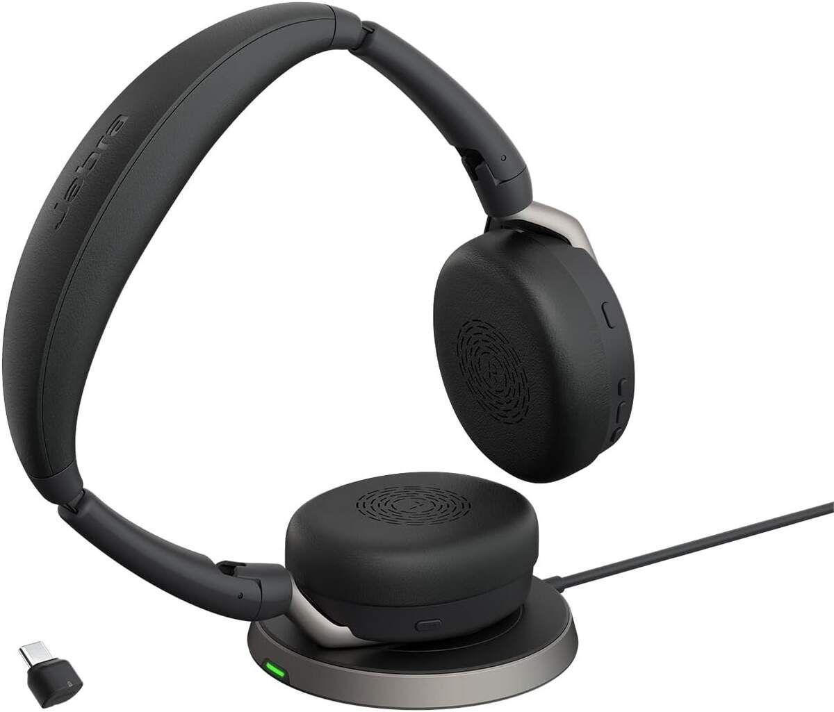 Jabra Evolve2 65 Flex UC - Casque sans fil stéréo avec socle de charge - 26699-989-889