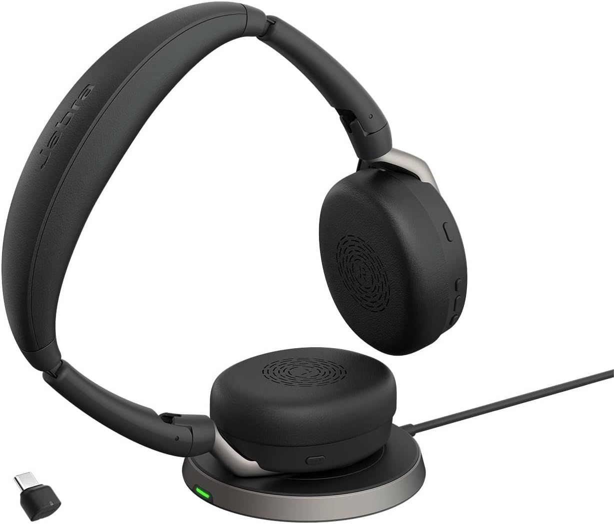 Jabra Evolve2 65 Flex MS - Casque sans fil stéréo avec socle de charge - 26699-999-889