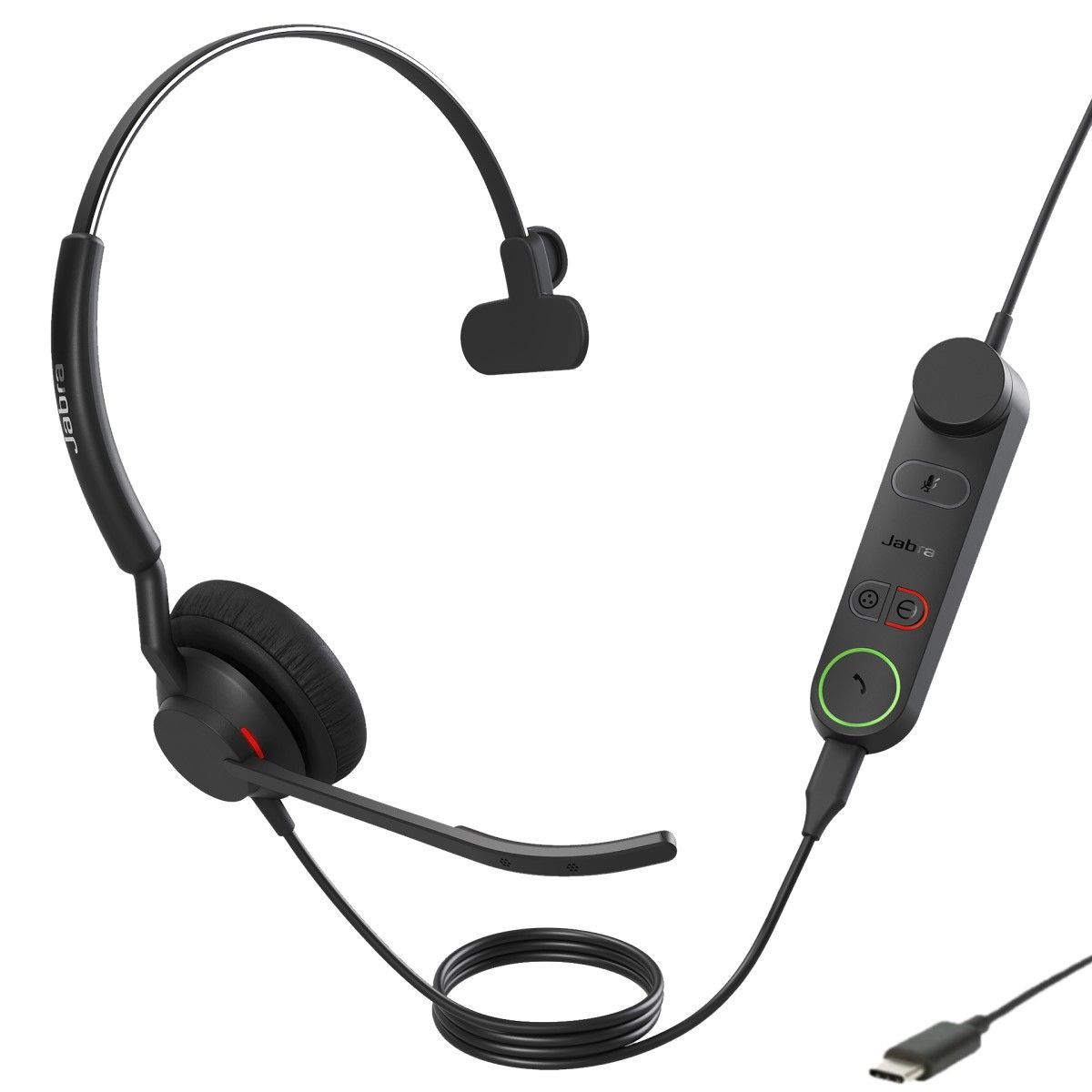 Jabra Engage 50 II - Casque filaire USB-C mono avec télécommande - 5093-299-2269