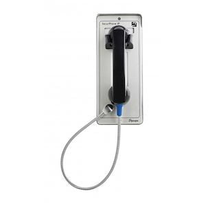 Depaepe SecurPhone - Téléphone urgence analogique sans clavier aluminium - PV000A