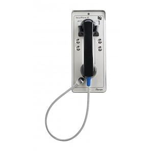 Depaepe SecurPhone SIP - Téléphone urgence IP 4 touches étanche rouge - PVI04R