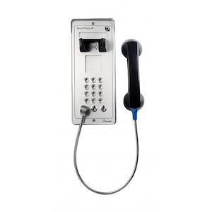 Depaepe SecurPhone SIP - Poste sécurité étanche avec clavier rouge - PVI20R