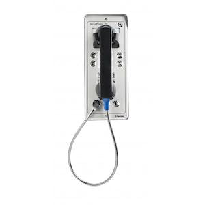 Depaepe SecurPhone SIP - Poste sécurité avec clavier 4 mémoires aluminium - PVI24A