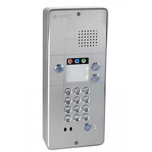 Depaepe SecurAccess PMR - Poste urgence avec clavier et radio PMR aluminium - PX203A