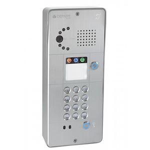 Depaepe SecurAccess PMR - Portier mains-libres caméra IP clavier aluminium - PX501A