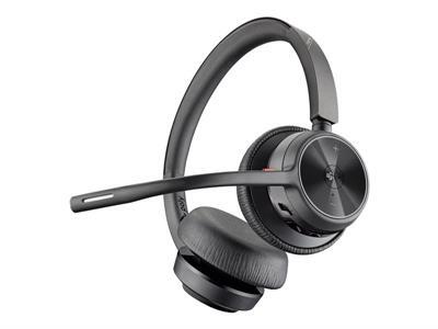 Poly Voyager 4320 - Casque stéréo Bluetooth USB-C certifié Microsoft Teams avec dongle BT700 - 77Z30AA - 77Z30AA