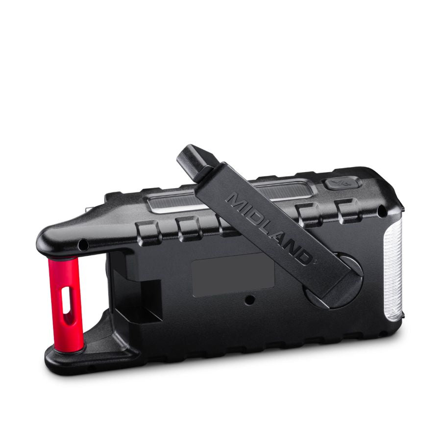 Midland ER300 PRO – Radio d'urgence Bluetooth 10 000 mAh solaire et dynamo – C1663