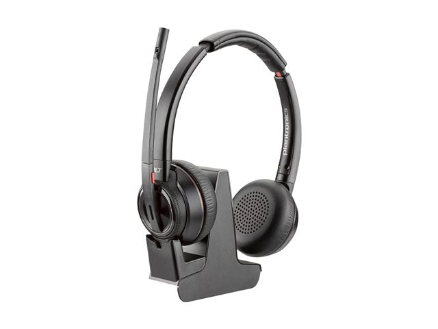 Poly Savi 8220 - Casque stéréo DECT sans fil multiconnexion avec socle de charge - 8Y9C4AA#ABB - 8Y9C4AA#ABB vue 2