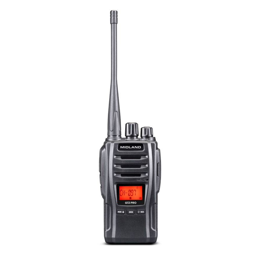 Midland G13 PRO – Talkie-walkie dual band PMR446/LPD 40h autonomie – C1668