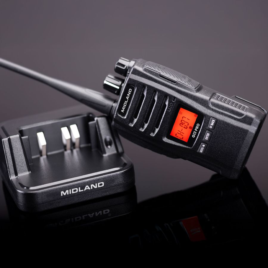 Midland G13 PRO – Talkie-walkie dual band PMR446/LPD 40h autonomie – C1668